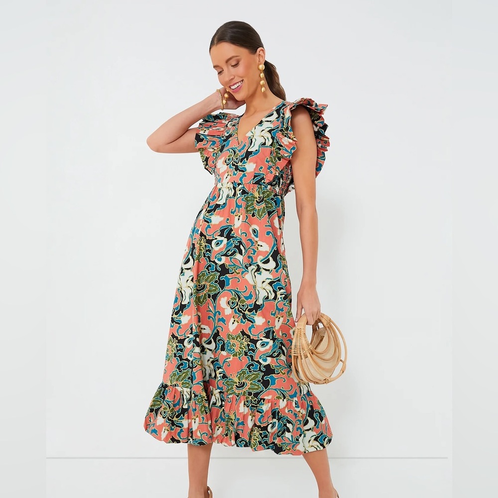 Cleobella Flutter Sleeve dress